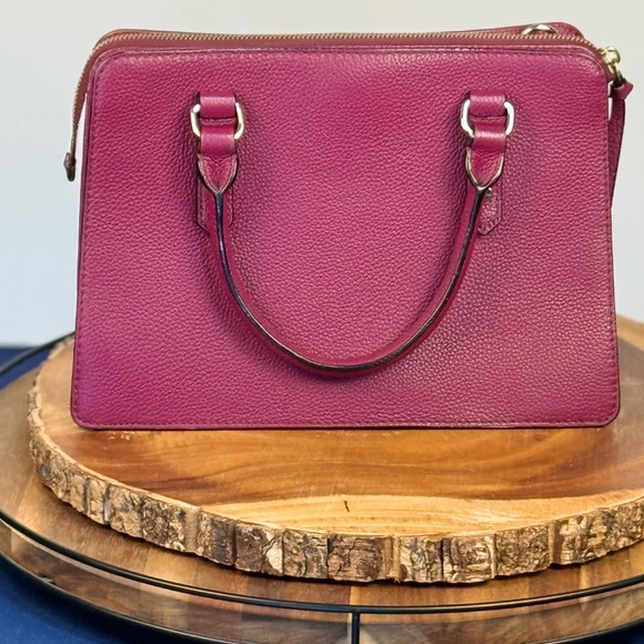 KATE SPADE New York Berry Pebbled Leather Satchel/Crossbody with Gold Hardware - Picture 3 of 15